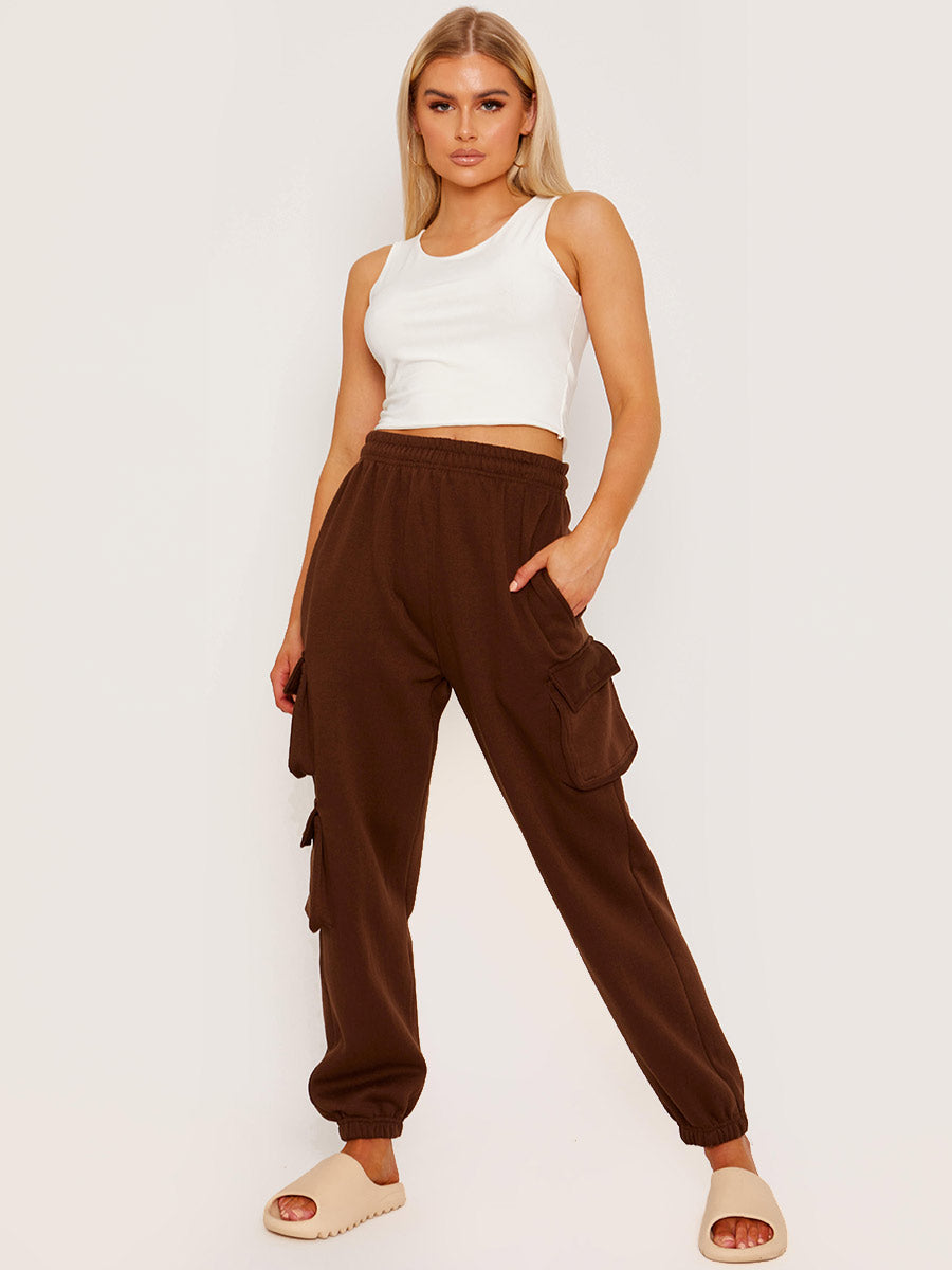 Utility Pocket Fleeced Cargo Jogger