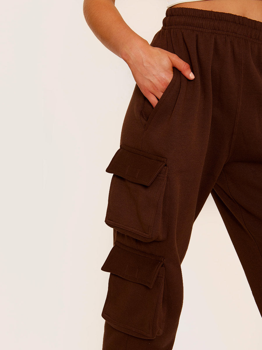 Utility Pocket Fleeced Cargo Jogger