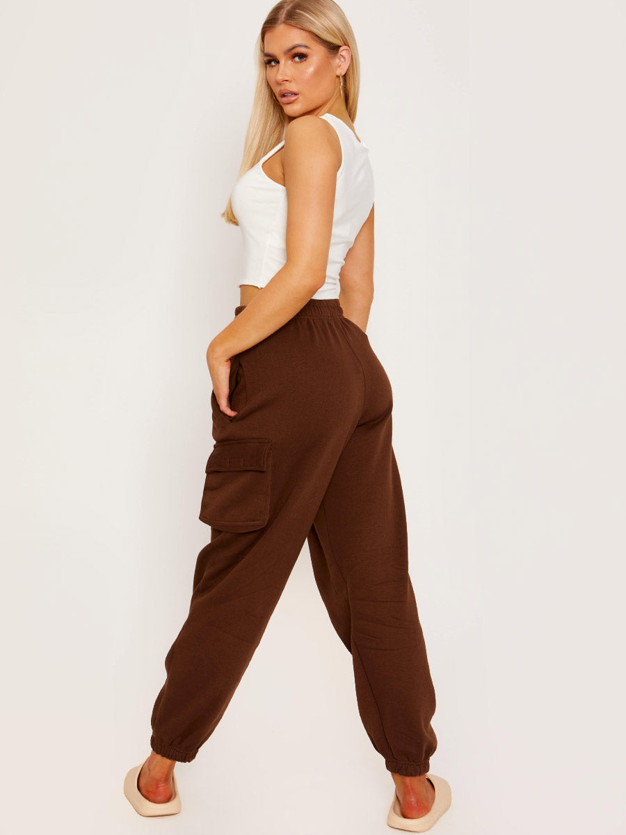 Utility Pocket Fleeced Cargo Jogger