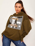 Stay True Graphic Fleeced Hoodie