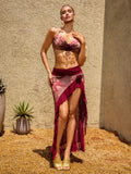 Cyraveth Flower Printed Two Piece Set