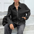 European And American Elegant Fashionable All-match Long-sleeved Jacket