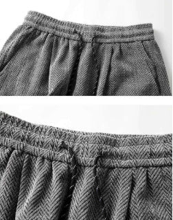 Hollow-out Trousers Lightweight Draping Sports Casual Pants