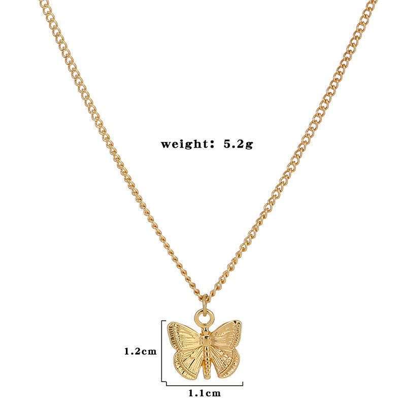 Gold Butterfly Necklace