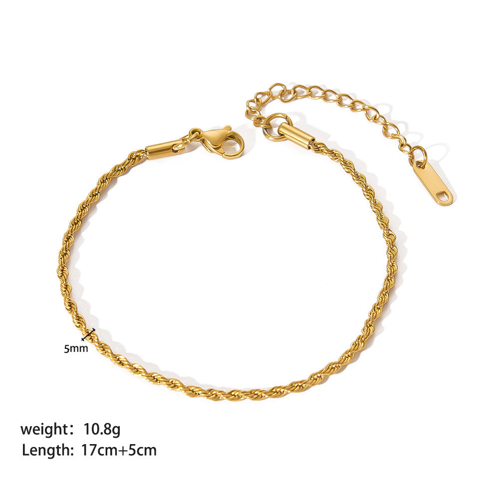Gold Simple Bracelets