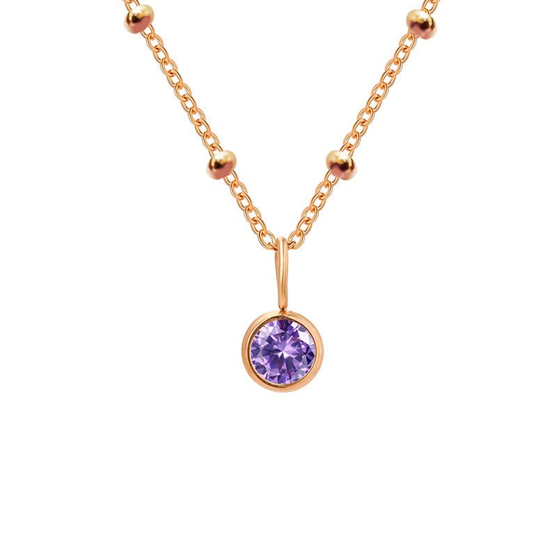 Diamond Birthstone Necklace