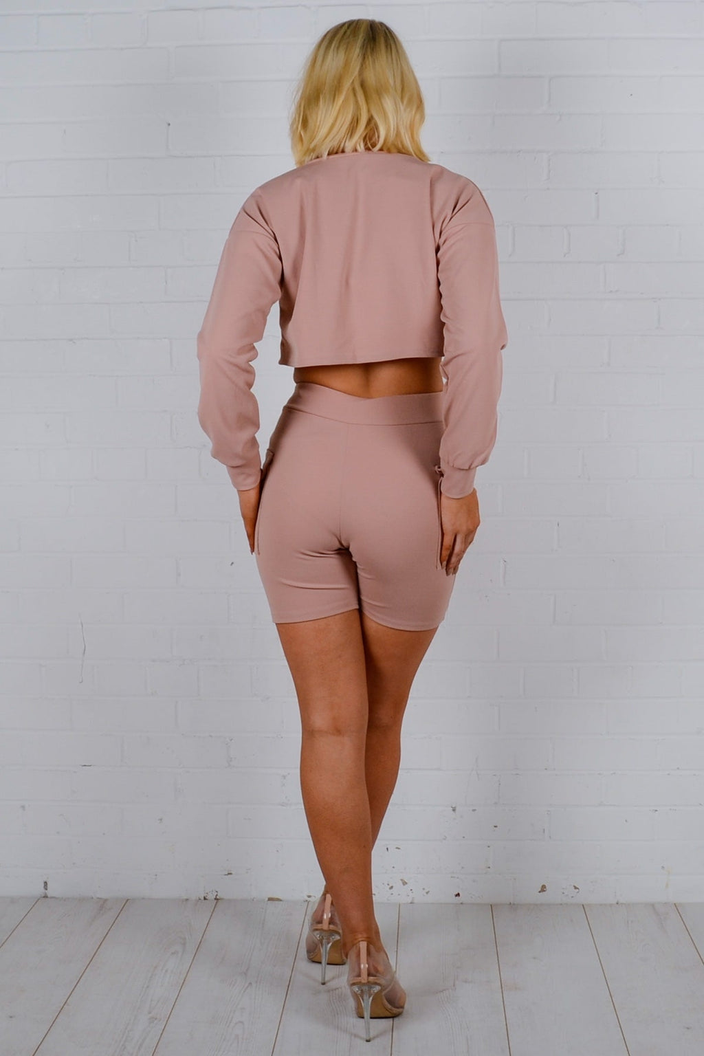 Crop Top & Pocket Shorts Co-ord