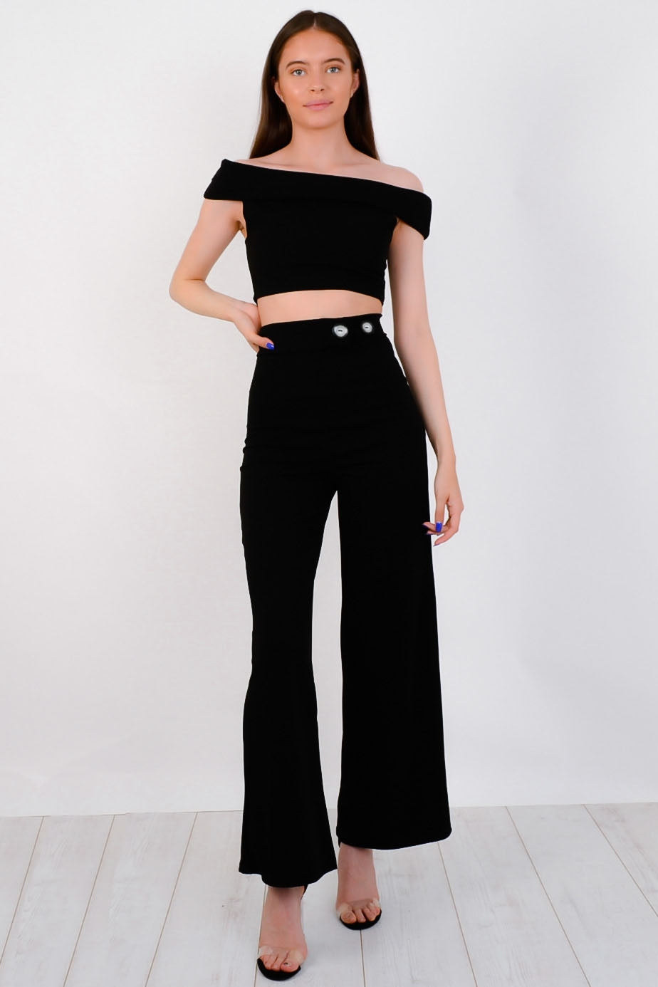 Bardot Top & Button Trouser Co-ord