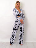 Newspaper Print Trouser