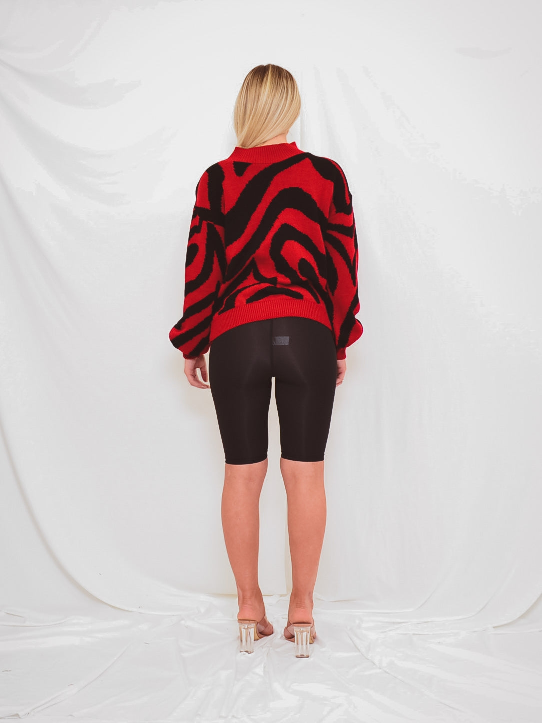 Zebra Knitted Jumper