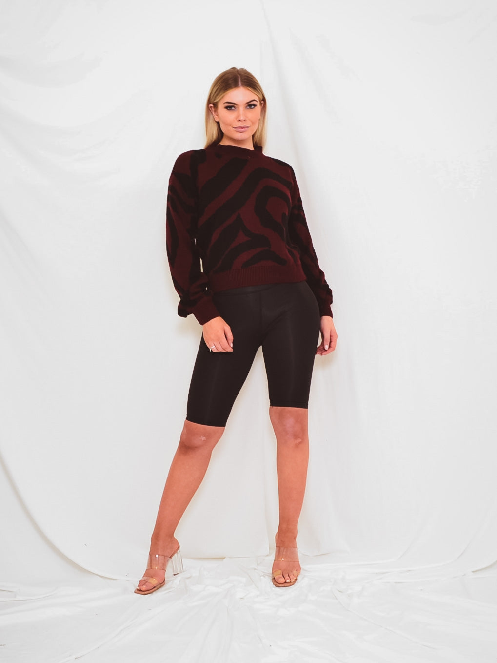 Zebra Knitted Jumper