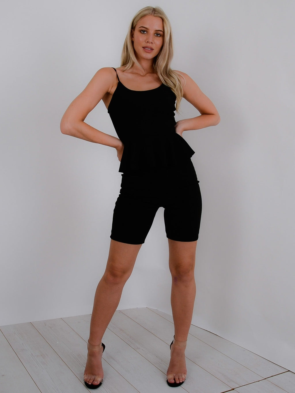 Frill Top & Cycling Shorts Co-ord