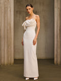 Epona Strapless Flower Maxi Dress