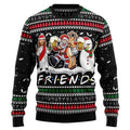 Men's 3D Digitally Printed Athletic Loose-fit Long-sleeve Crewneck Hoodie