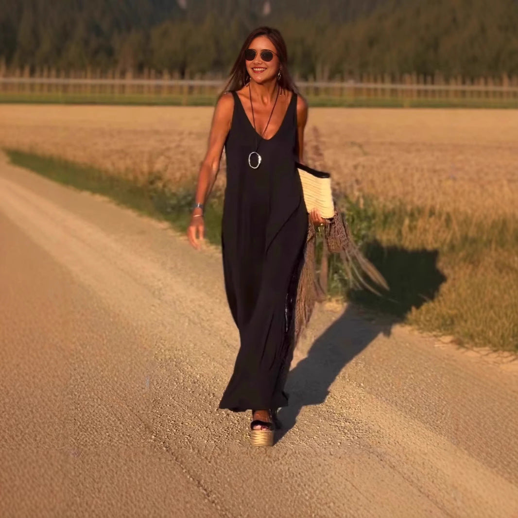 Female Sexy Trend V-neck Strap Dress
