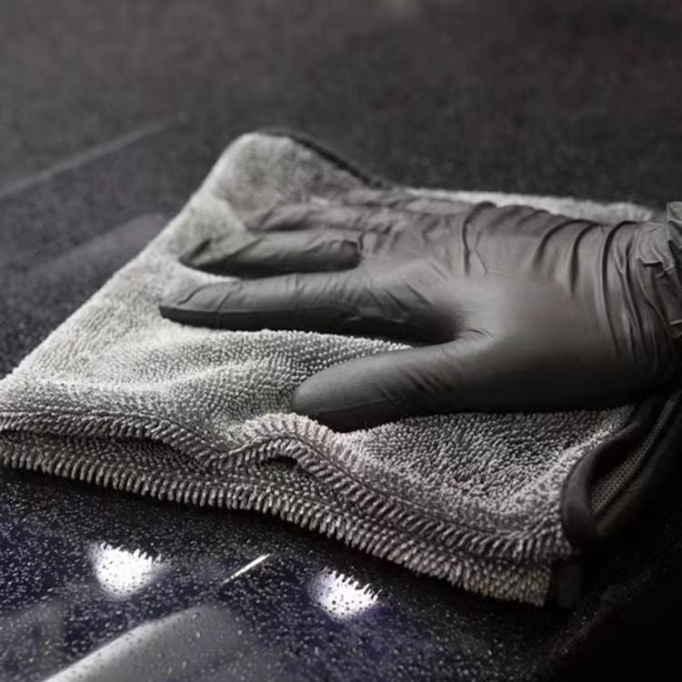 Towel Microfiber Car Beauty Car Towel Not Easy To Shed Hair Thickened Absorbent Seamless Car Cleaning Cloth
