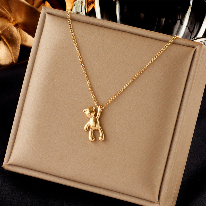 Cute Cartoon Bear Necklace