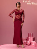 Feria Long Sleeve Lace Maxi Dress