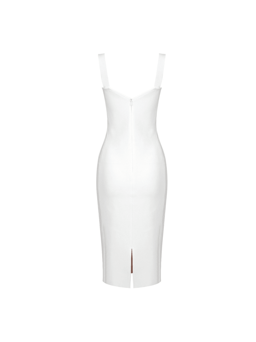 Finbar Lace Bandage Dress In White