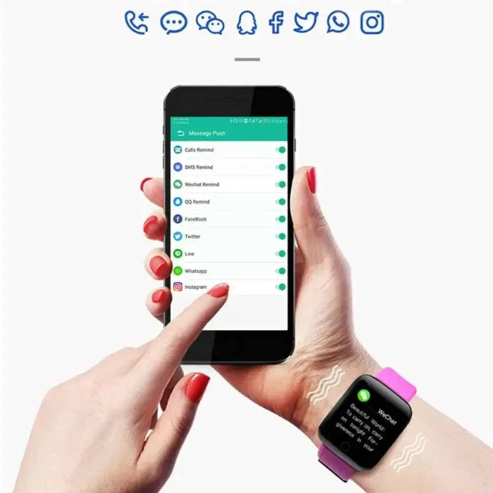 Fitness Smart Watch with Innovative Features & Stylish Design - Stay Connected & Track Workouts