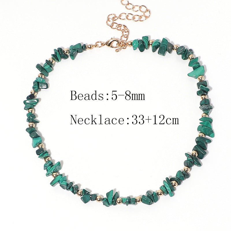 Handmade Natural Stone Irregular Necklaces