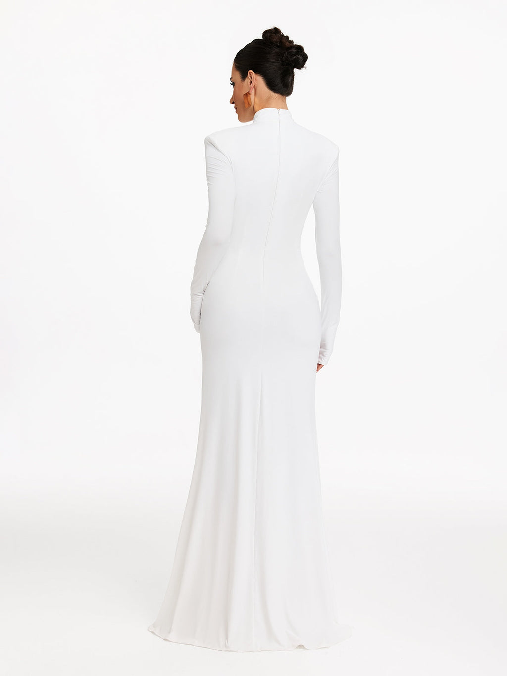 Havelock High Neck Cutout Split Maxi Dress