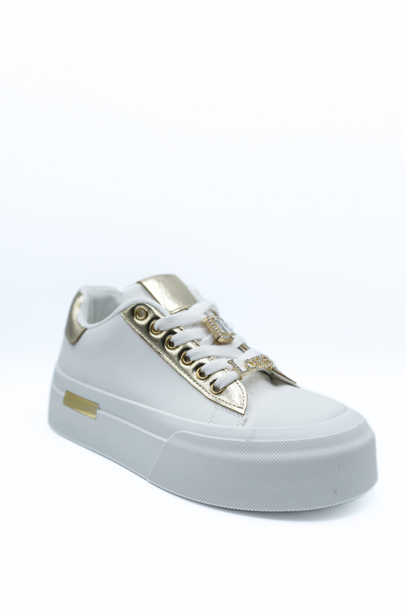 Lace Up Love Platform Trainers