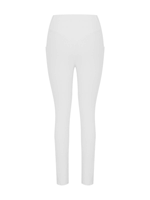 New Women's High Waist Hip Pocket Yoga Pants