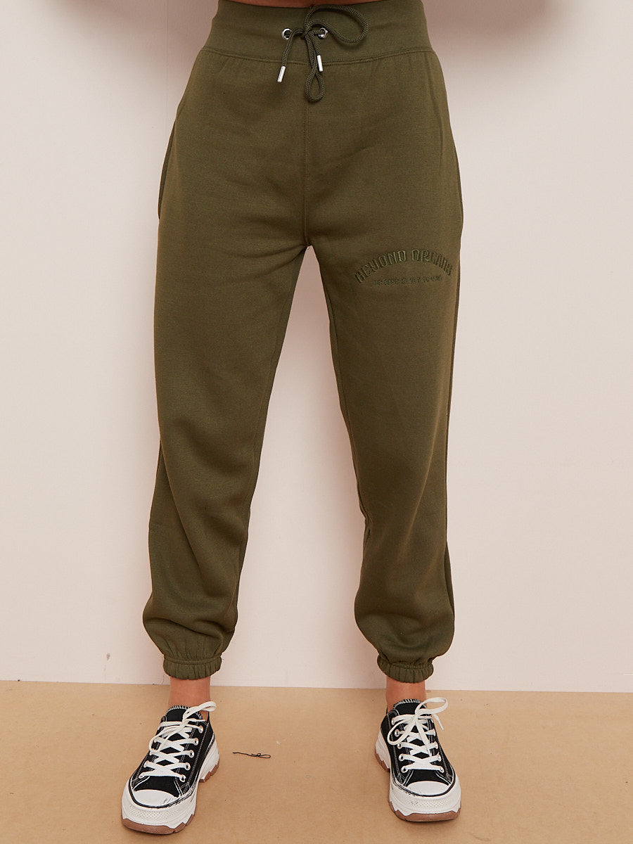 Embroidered Beyond Dreams Hooded Fleece Co-ord