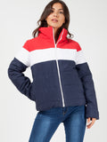 Red & Navy Padded Jacket