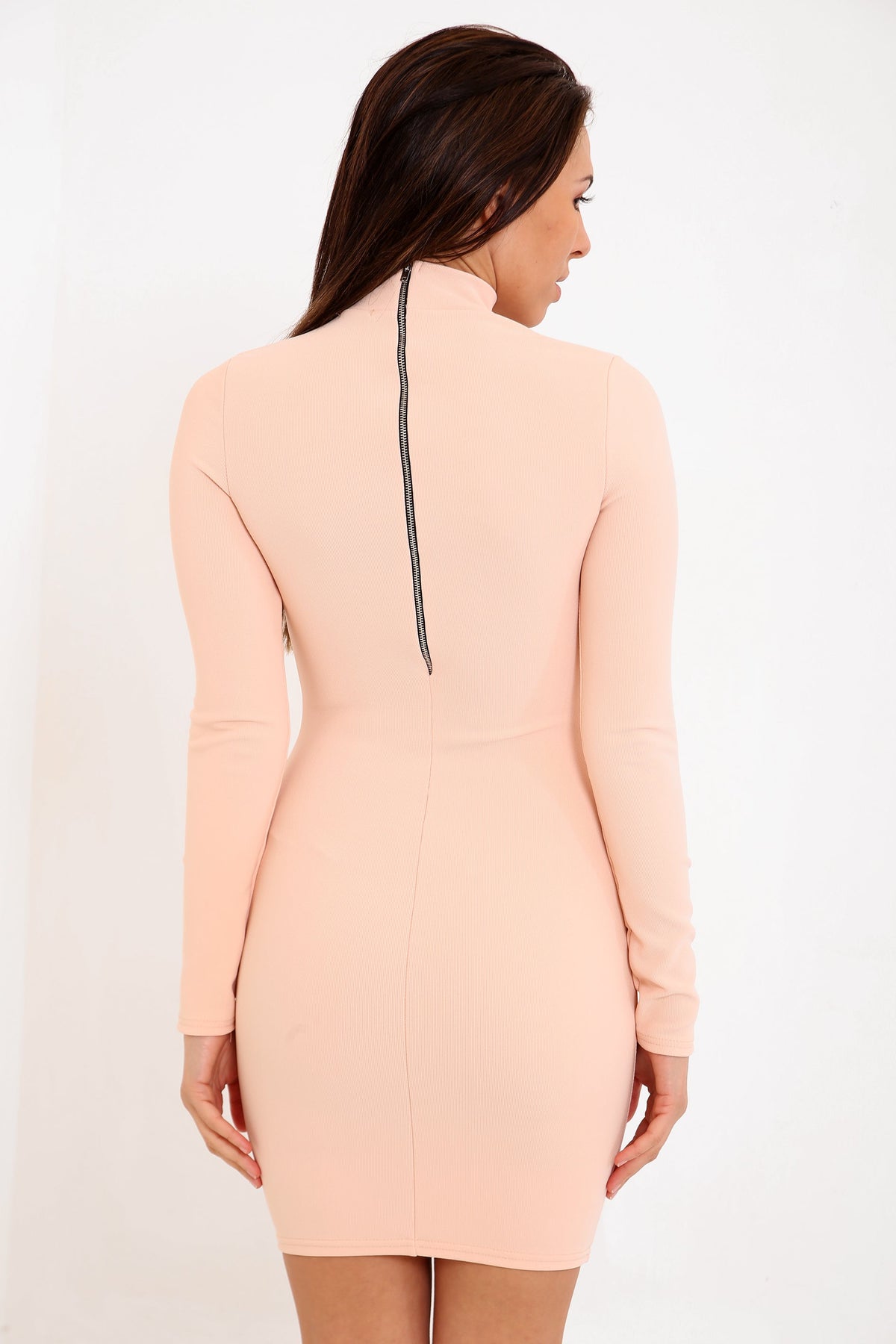 Choker & Square Neck Bodycon Dress