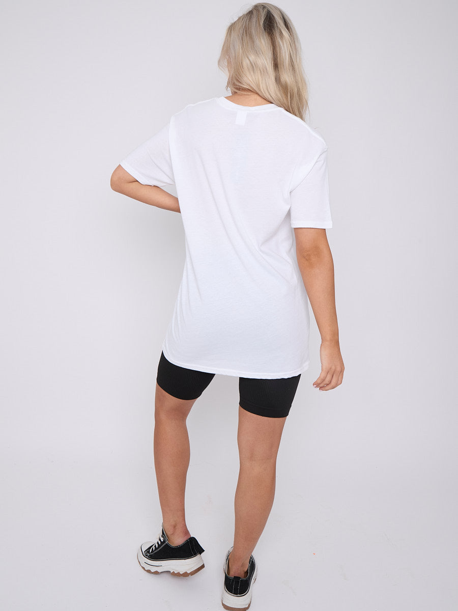 Bow Cherry Graphic Printed T-Shirt