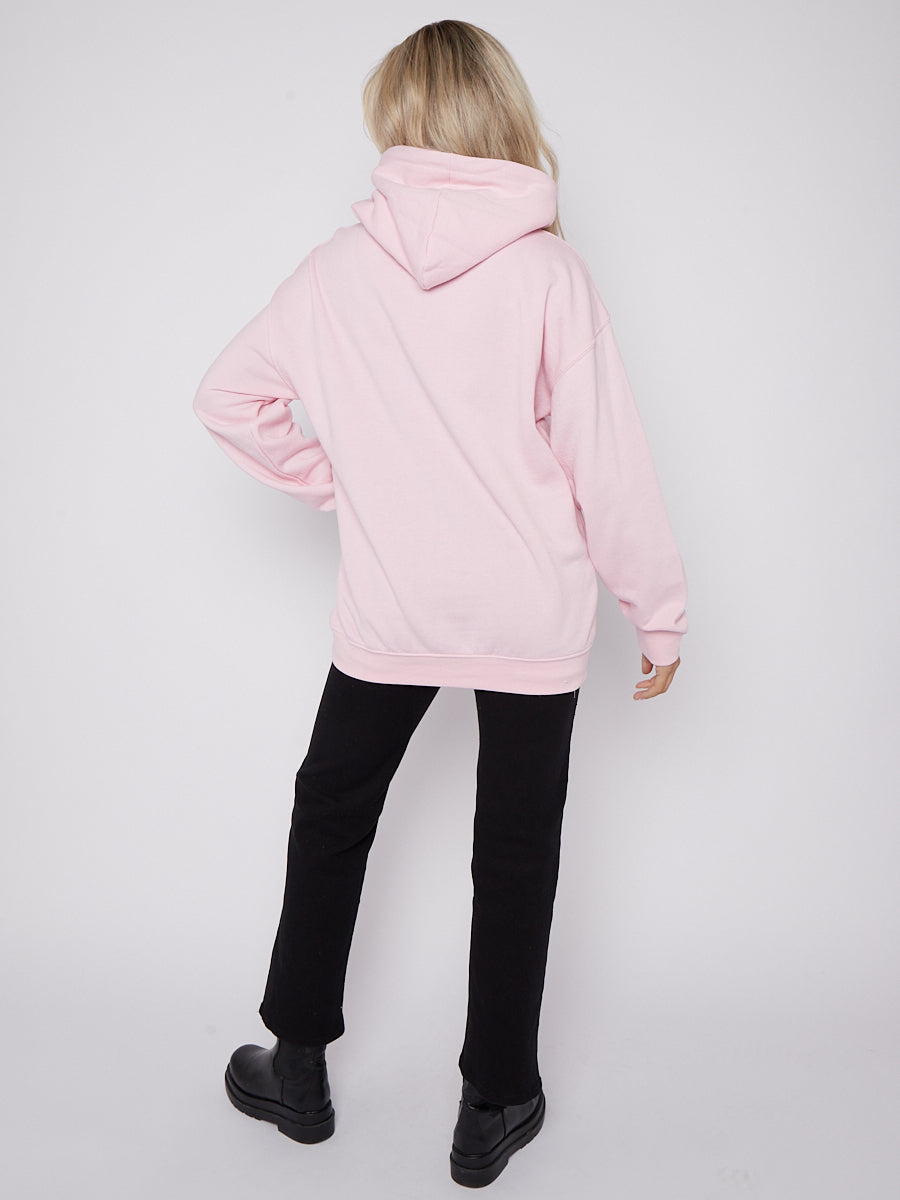 Mischief Teddy Graphic Print Hoodie