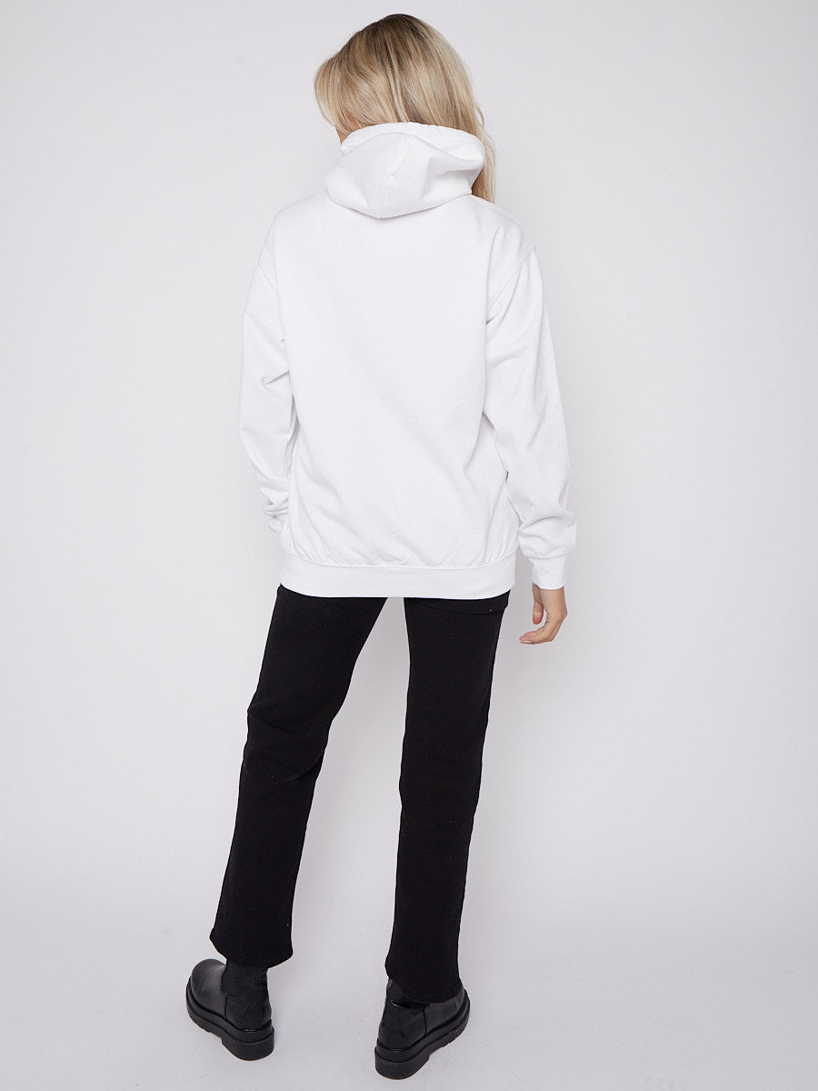Rock Love Tiger Graphic Print Hoodie