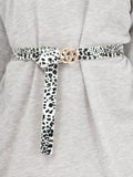 Small Double Circle Buckle Belt