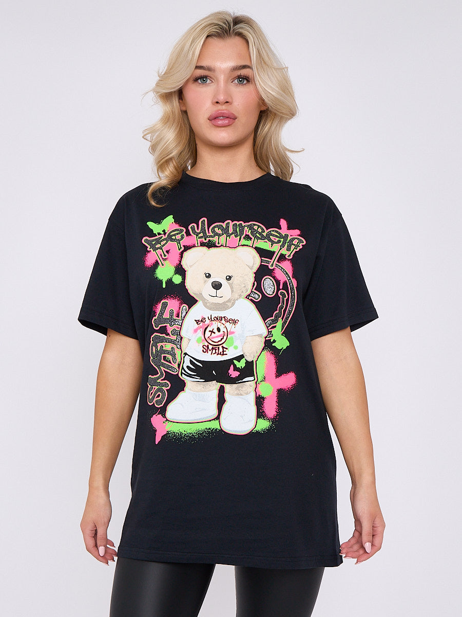 Be Yourself Graphic Printed T-Shirt
