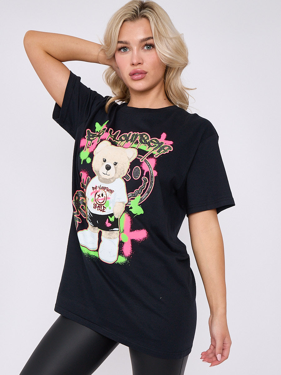Be Yourself Graphic Printed T-Shirt