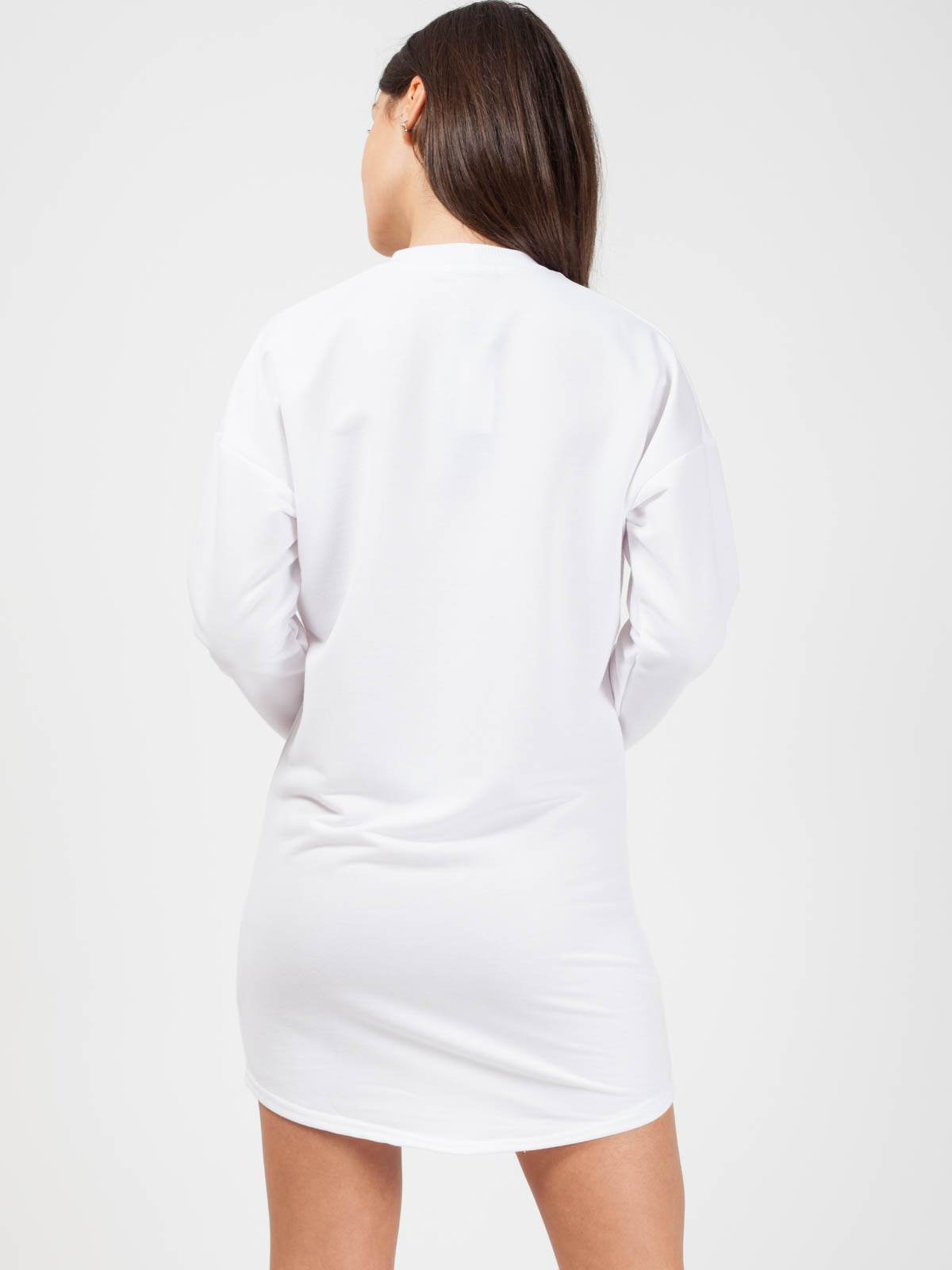 Kiki Slogan Sweat Jumper Dress