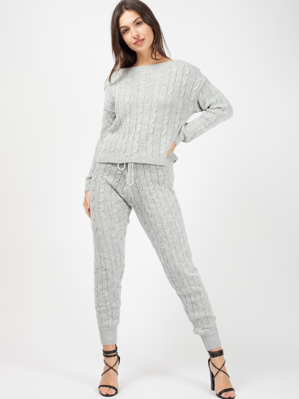 Cable Knit Loungewear Set
