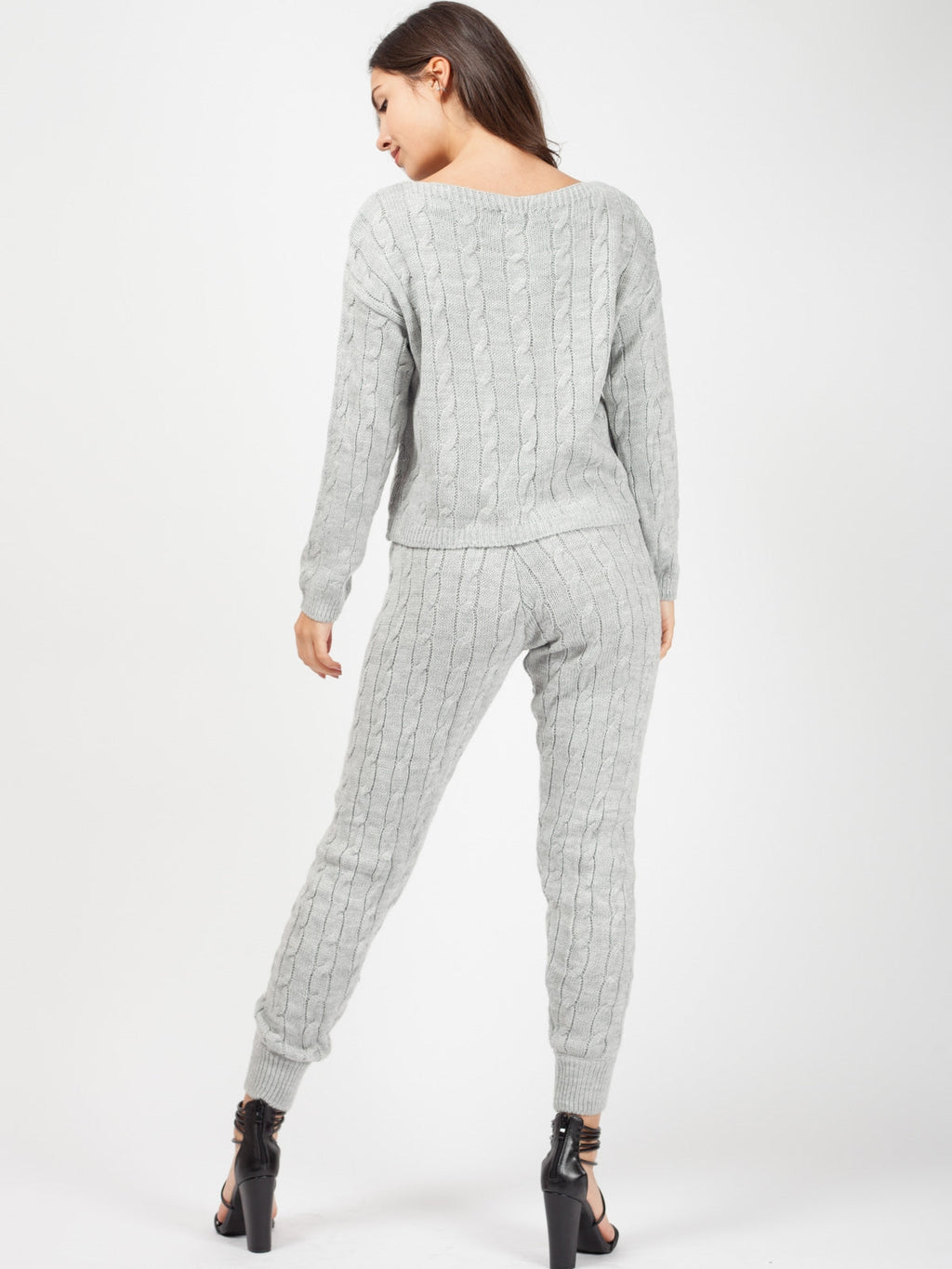 Cable Knit Loungewear Set