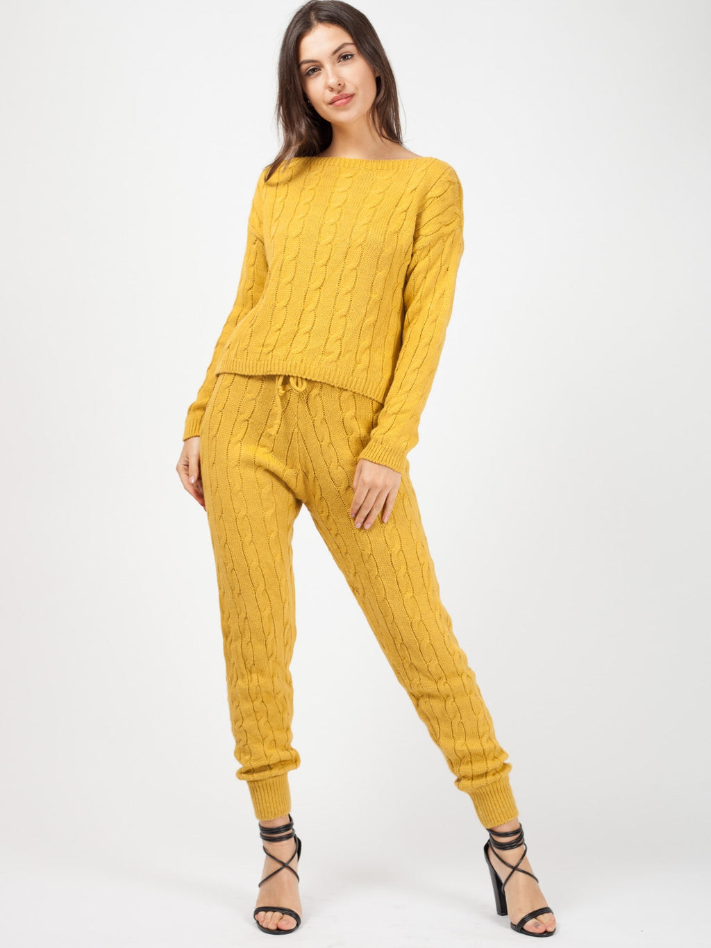 Cable Knit Loungewear Set