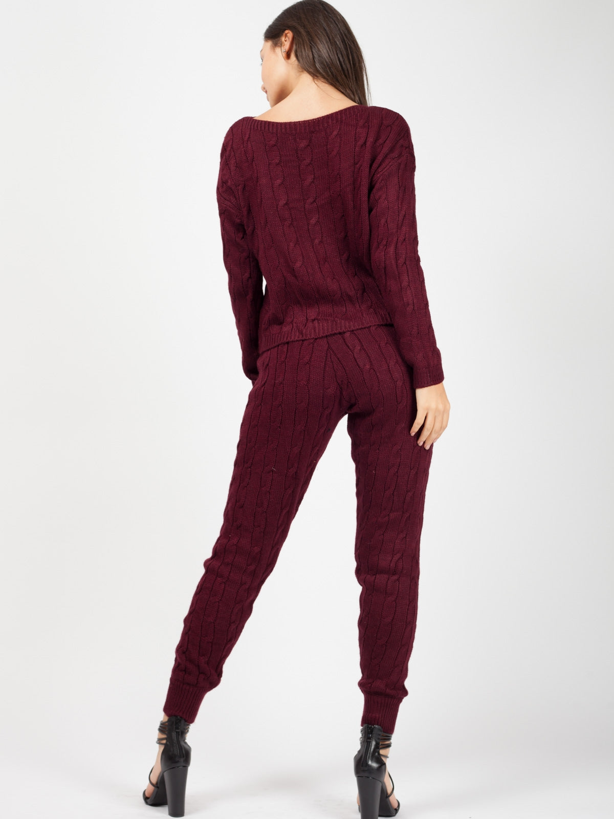 Cable Knit Loungewear Set