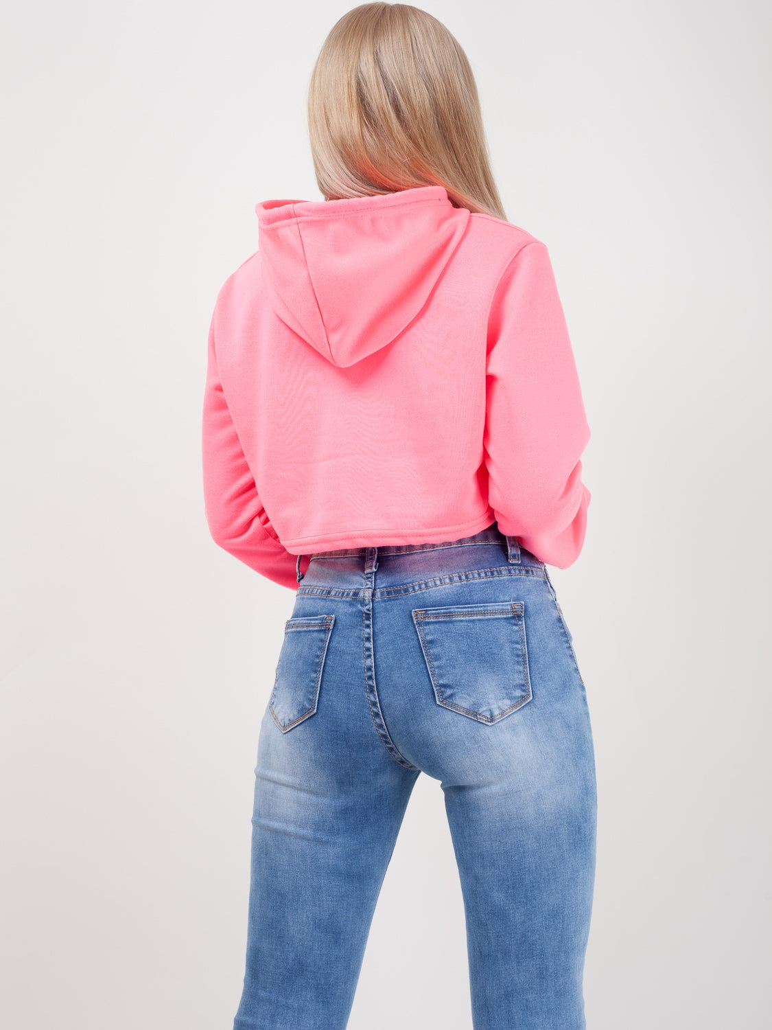 Zip Up Cropped Hoodie