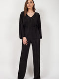 Pleated Top & Trouser Co-ord