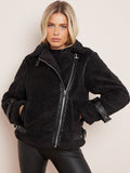 Borg Biker Jacket