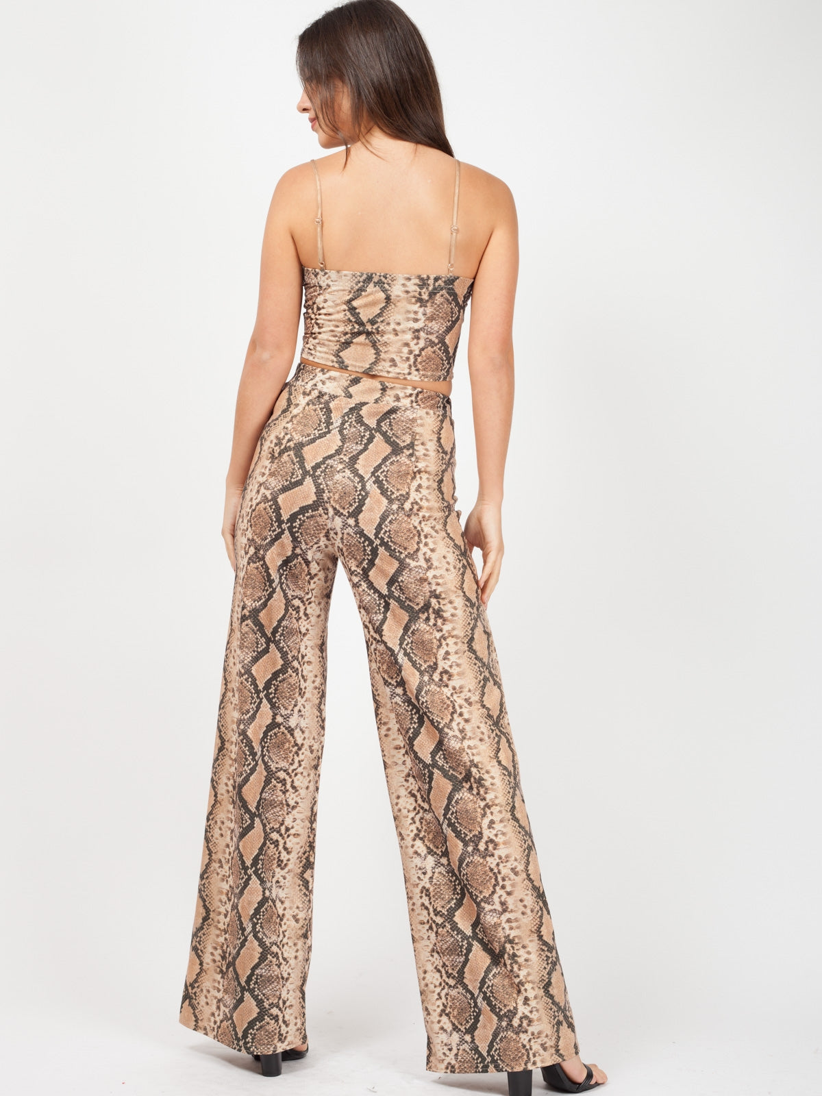 Lurex Snake Print Co-ord