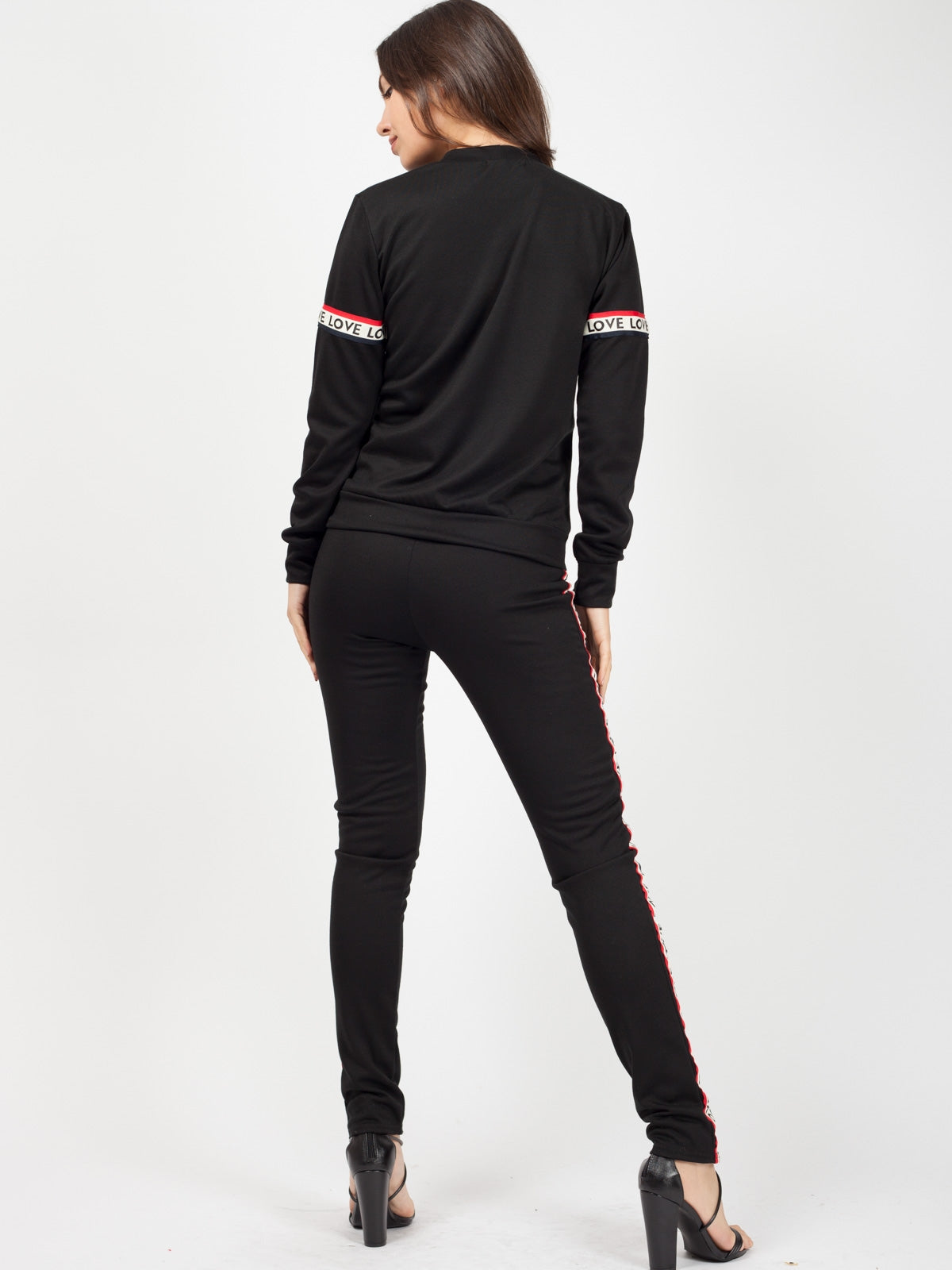 Love Slogan Tape Loungewear Set