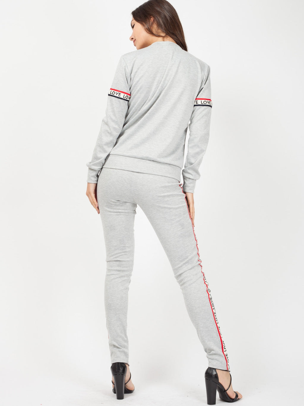 Love Slogan Tape Loungewear Set