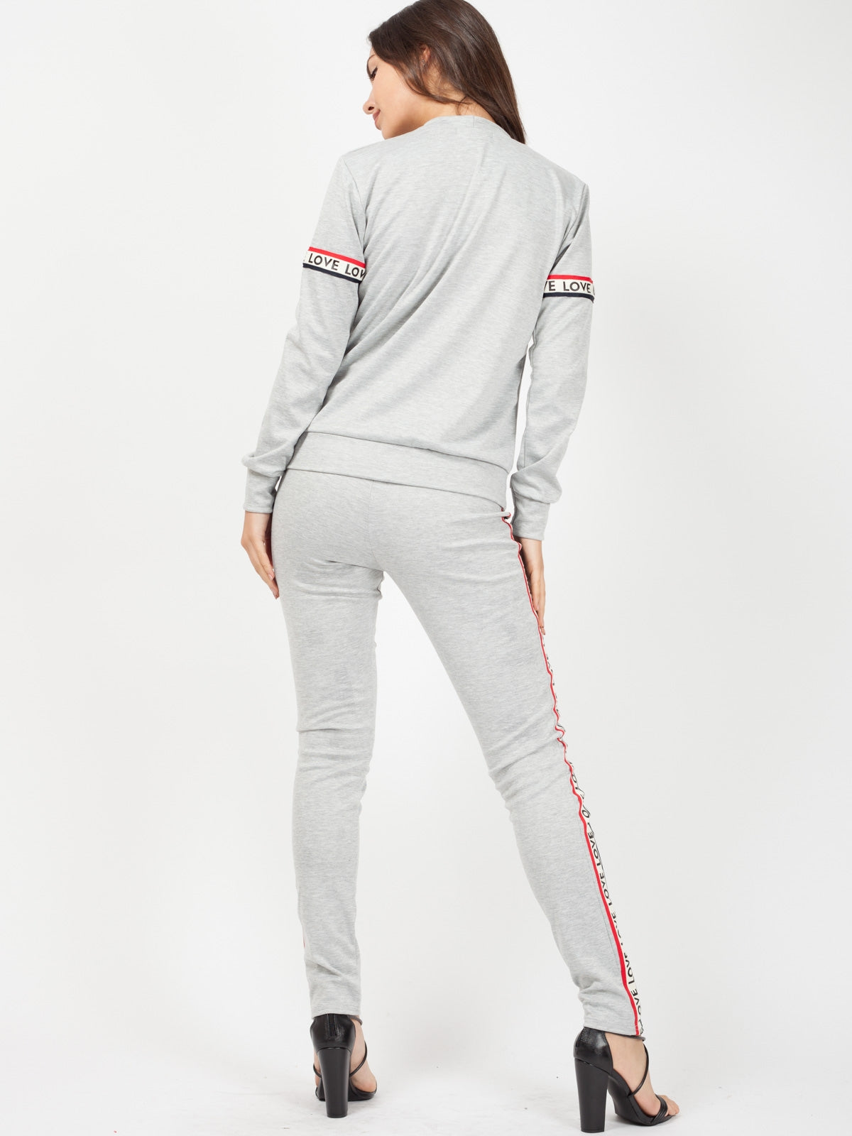 Love Slogan Tape Loungewear Set