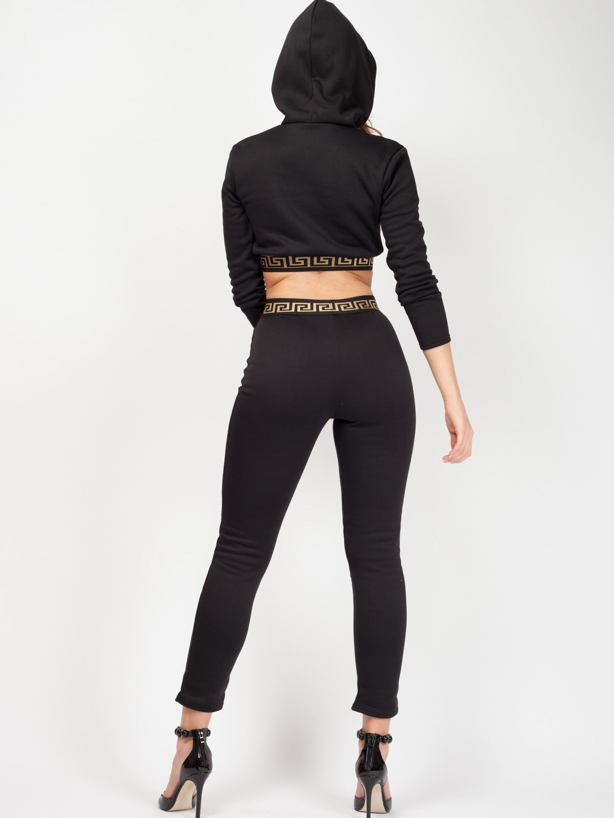 Patterned Trim Fleece Co-ord